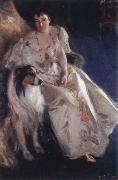 Anders Zorn mrs.walter rathbone bacon USA oil painting artist